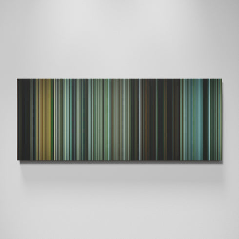 The Bourne Supremacy movie canvas wall art - color palette print