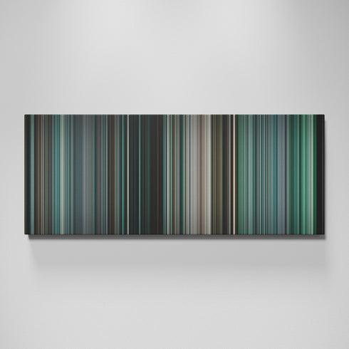 The Bourne Ultimatum movie canvas wall art - color palette print
