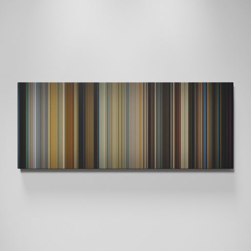 Get Out movie canvas wall art - color palette print
