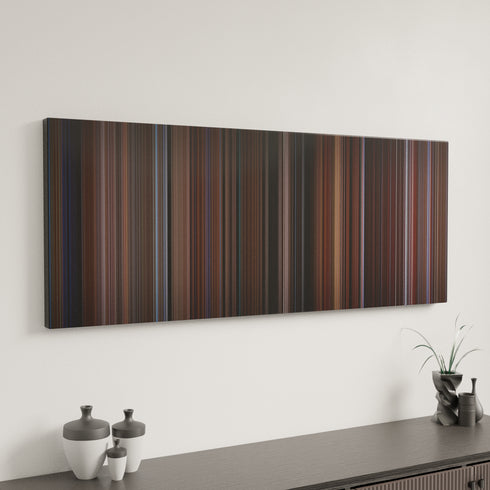 Big Trouble in Little China canvas art in modern interior - movie color palette