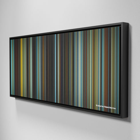 Side view of Framed Buff's of The Curious Case of Benjamin Button Frome on the wall