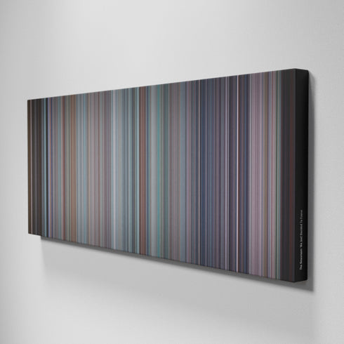 Side view of Buff's of The Newsroom: We Just Decided To Frome on the wall