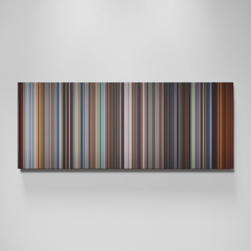 Stay movie canvas wall art - color palette print