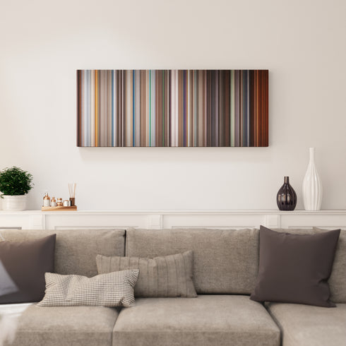 Stay canvas print in living room - film wall decor