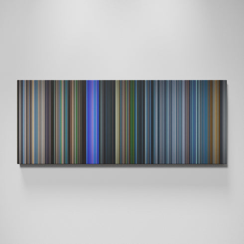 Ready Player One movie canvas wall art - color palette print