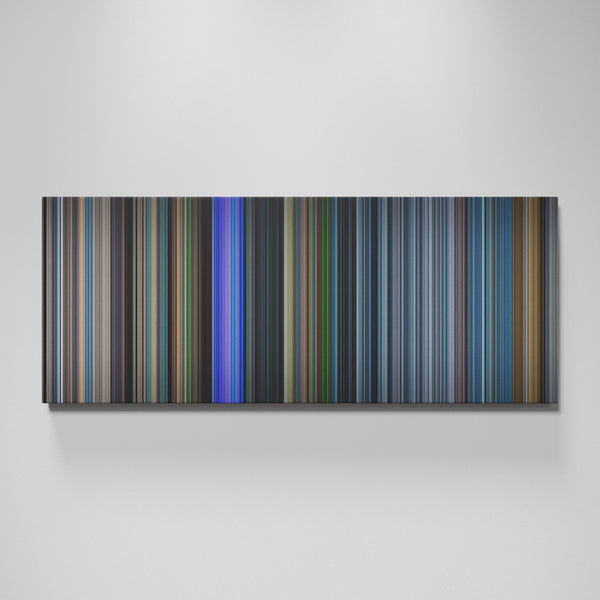 Ready Player One movie canvas wall art - color palette print
