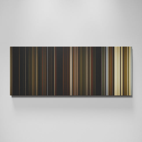 The Fountain movie canvas wall art - color palette print