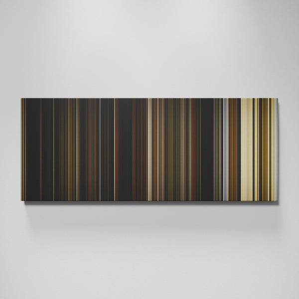 The Fountain movie canvas wall art - color palette print