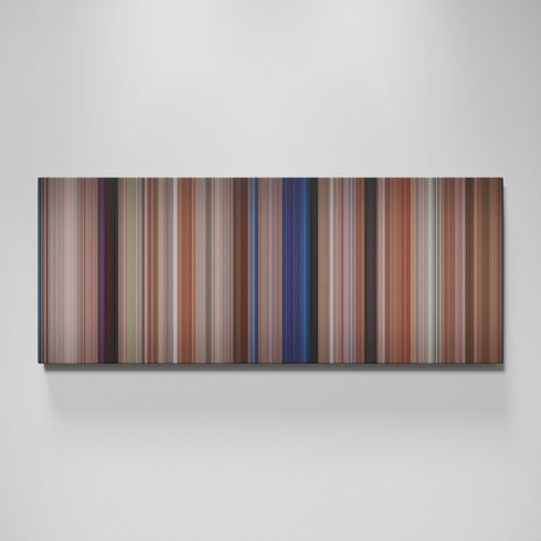 Pretty in Pink movie canvas wall art - color palette print