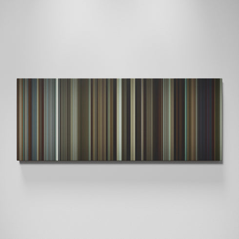 Flight movie canvas wall art - color palette print