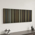 Flight canvas art in modern interior - movie color palette