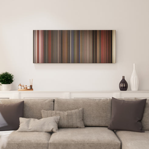The Man Who Knew Too Little canvas print in living room - film wall decor
