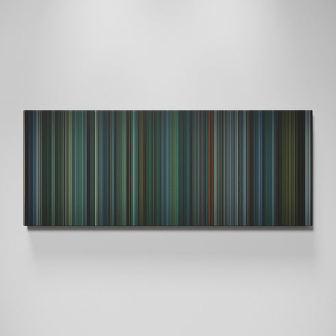 Snatch movie canvas wall art - color palette print