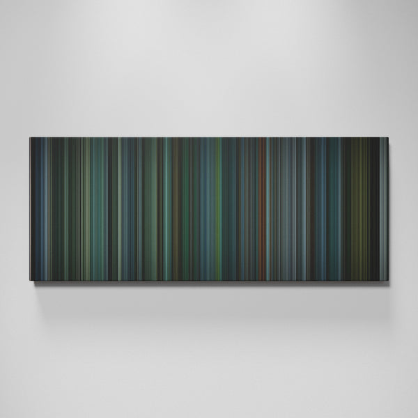 Snatch movie canvas wall art - color palette print