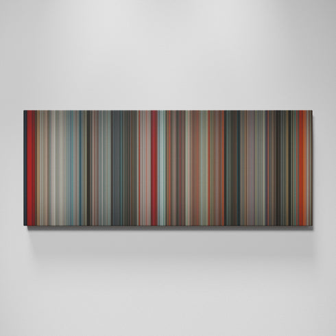 Total Recall movie canvas wall art - color palette print