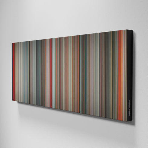 Side view of Buff's of Total Recall Frome on the wall