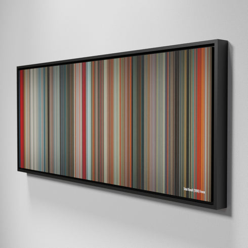 Side view of Framed Buff's of Total Recall Frome on the wall