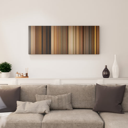 Pineapple Express canvas print in living room - film wall decor