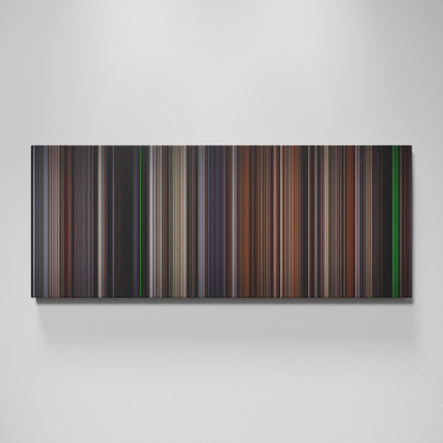 The Silence of the Lambs movie canvas wall art - color palette print