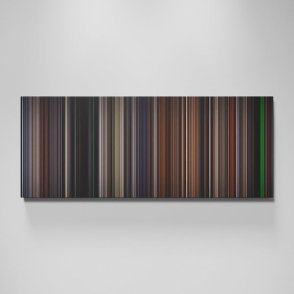 The Silence of the Lambs movie canvas wall art - color palette print
