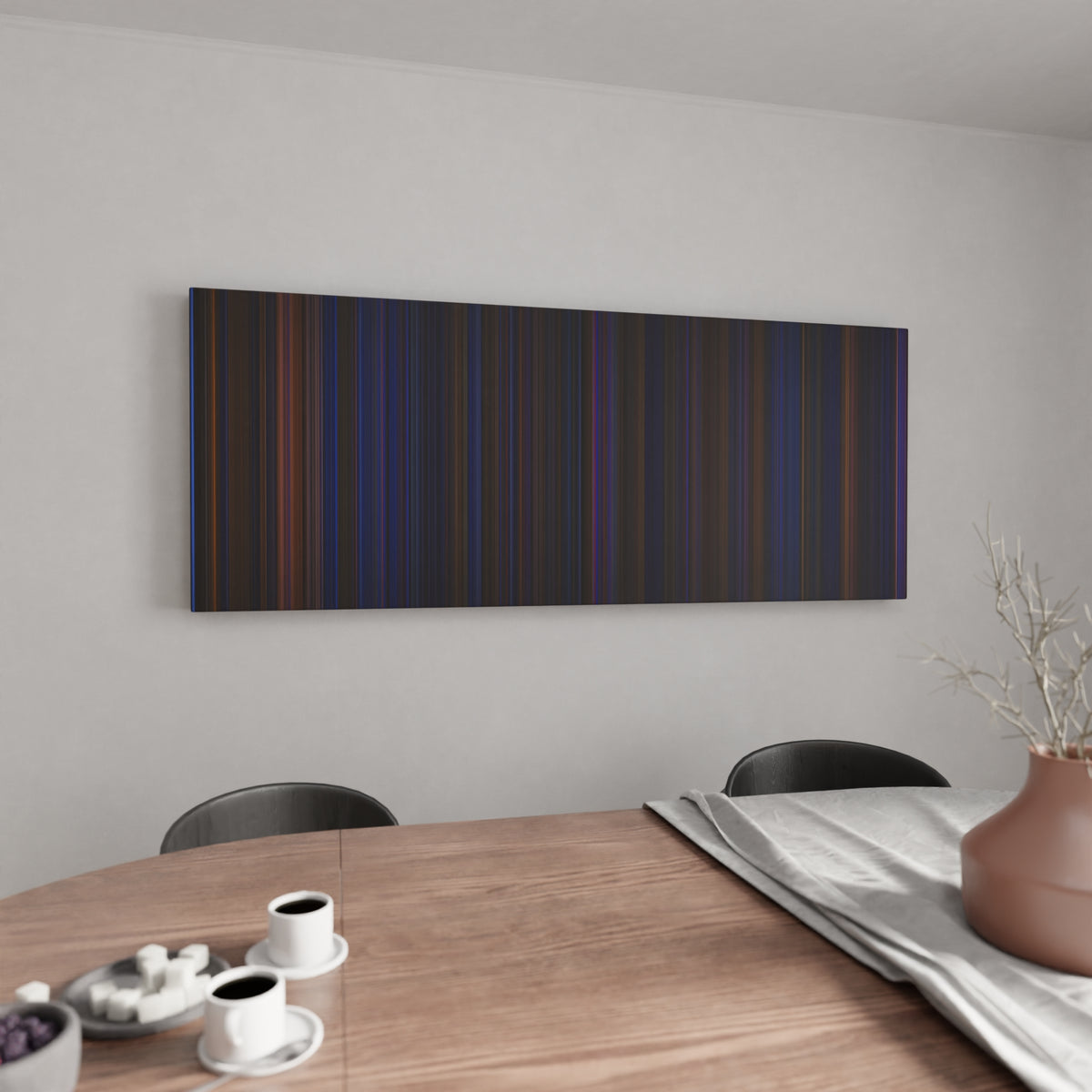 Hamilton canvas wall art in kitchen - movie decor