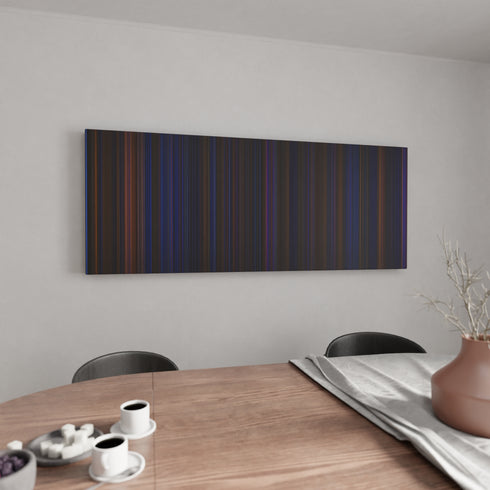 Hamilton canvas wall art in kitchen - movie decor