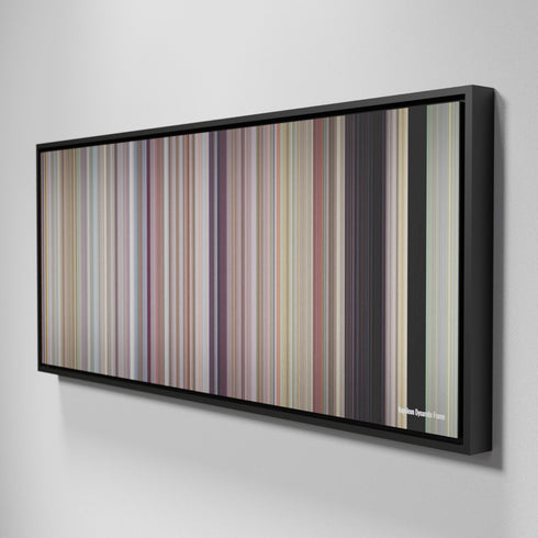 Side view of Framed Buff's of Napoleon Dynamite Frome on the wall