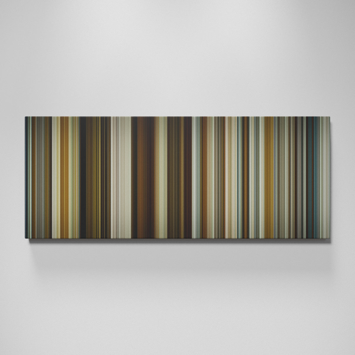 About Time movie canvas wall art - color palette print