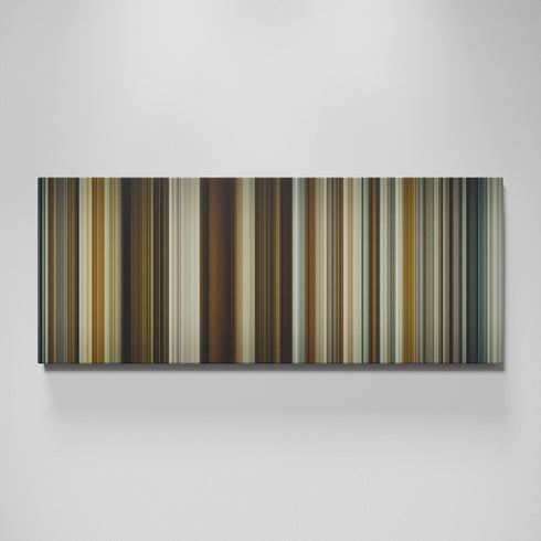 About Time movie canvas wall art - color palette print
