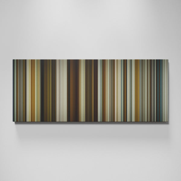 About Time movie canvas wall art - color palette print