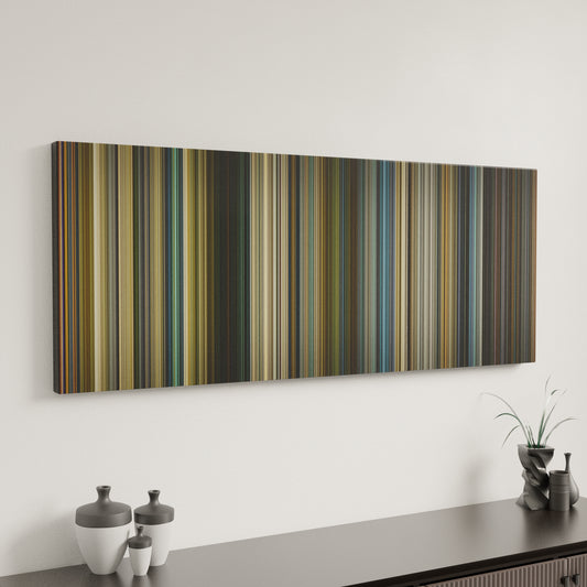 Minimal interior design with Slumdog Millionaire Frome on the wall