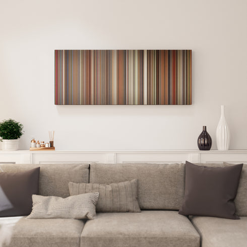 Casino canvas print in living room - film wall decor