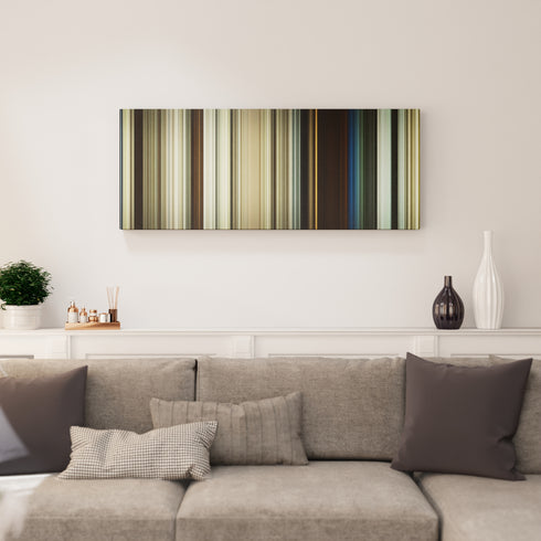 1917 canvas print in living room - film wall decor