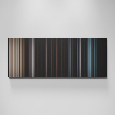 The Cabin in the Woods movie canvas wall art - color palette print