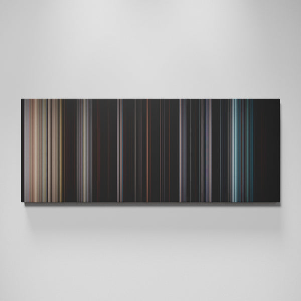 The Cabin in the Woods movie canvas wall art - color palette print