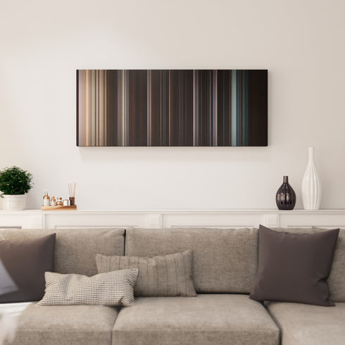 The Cabin in the Woods canvas print in living room - film wall decor