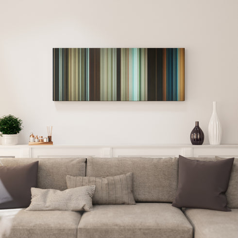 Living room interior with Pirates of the Caribbean: Dead Man's Chest Frome on the wall