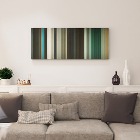 Living room interior with Pirates of the Caribbean: At World's End Frome on the wall