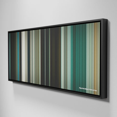 Side view of Framed Buff's of Pirates of the Caribbean: At World's End Frome on the wall