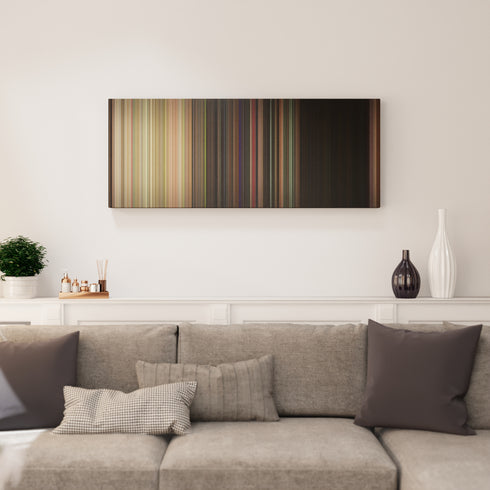 Dazed and Confused canvas print in living room - film wall decor