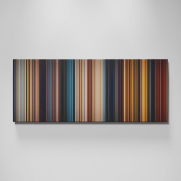 Romeo + Juliet movie canvas wall art - color palette print