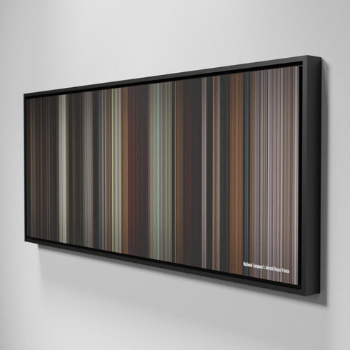 Side view of Framed Buff's of National Lampoon's Animal House Frome on the wall