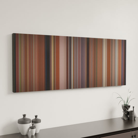 Minimal interior design with Bridesmaids Frome on the wall