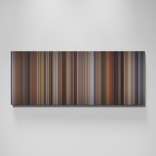 Serendipity movie canvas wall art - color palette print