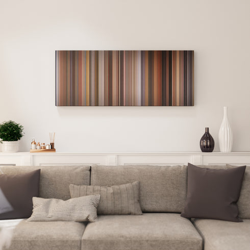 Serendipity canvas print in living room - film wall decor
