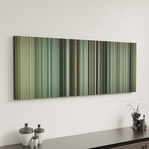 Dunkirk canvas art in modern interior - movie color palette