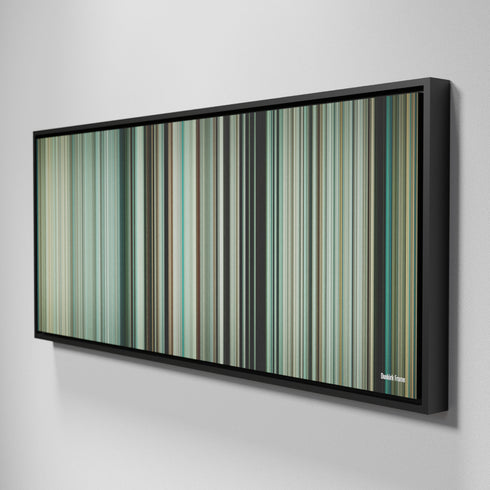 Side view of Framed Buff's of Dunkirk Frome on the wall