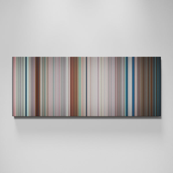 K-12 movie canvas wall art - color palette print