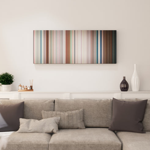 K-12 canvas print in living room - film wall decor