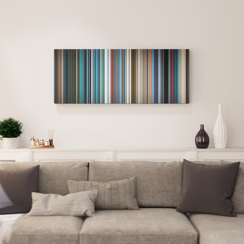 Living room interior with Aquaman Frome on the wall